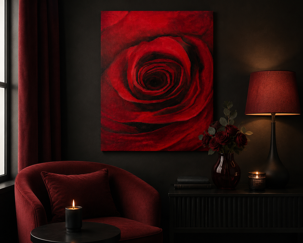 The Crimson Muse - Poster Print