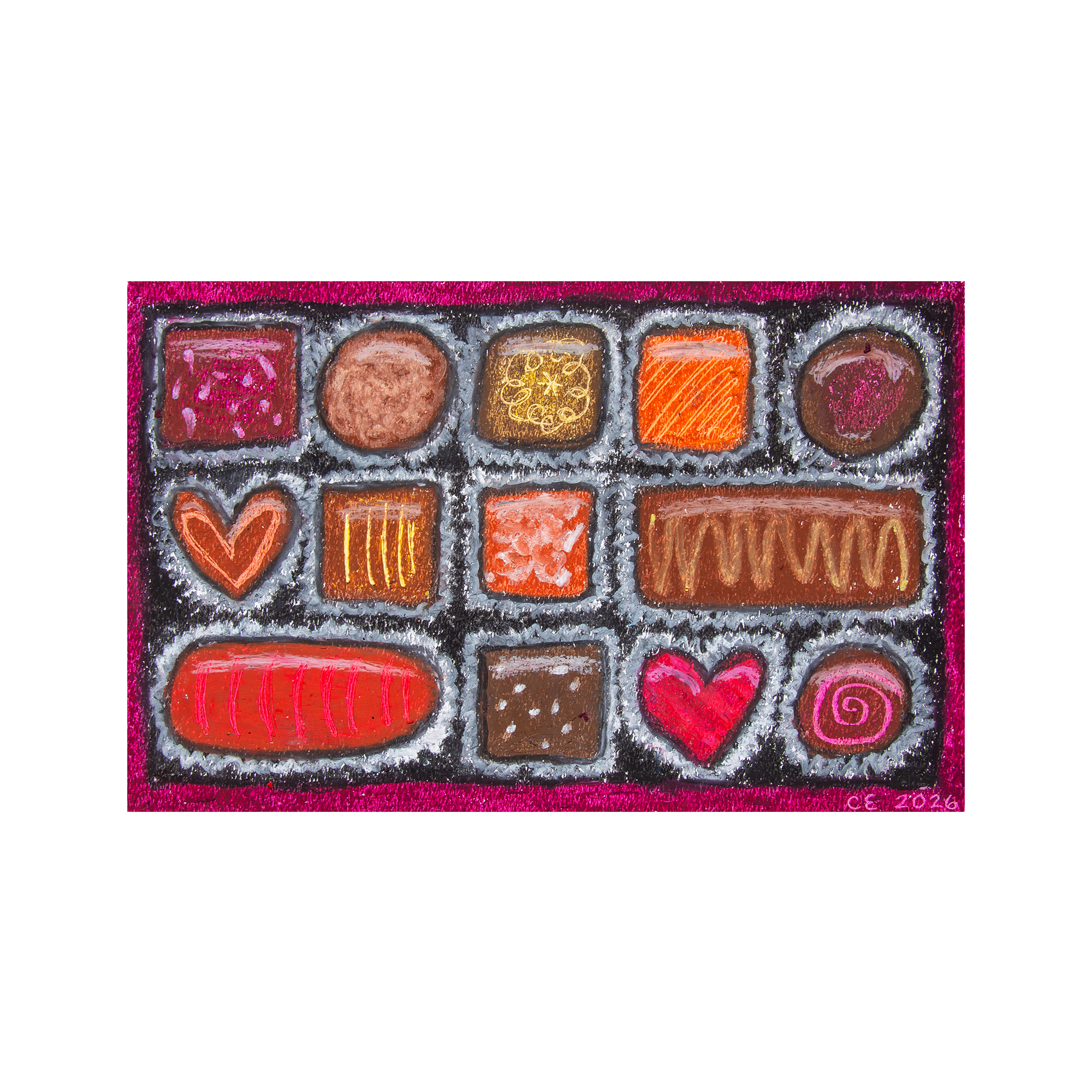 The Sweetest Box of Chocolates  - Poster Print