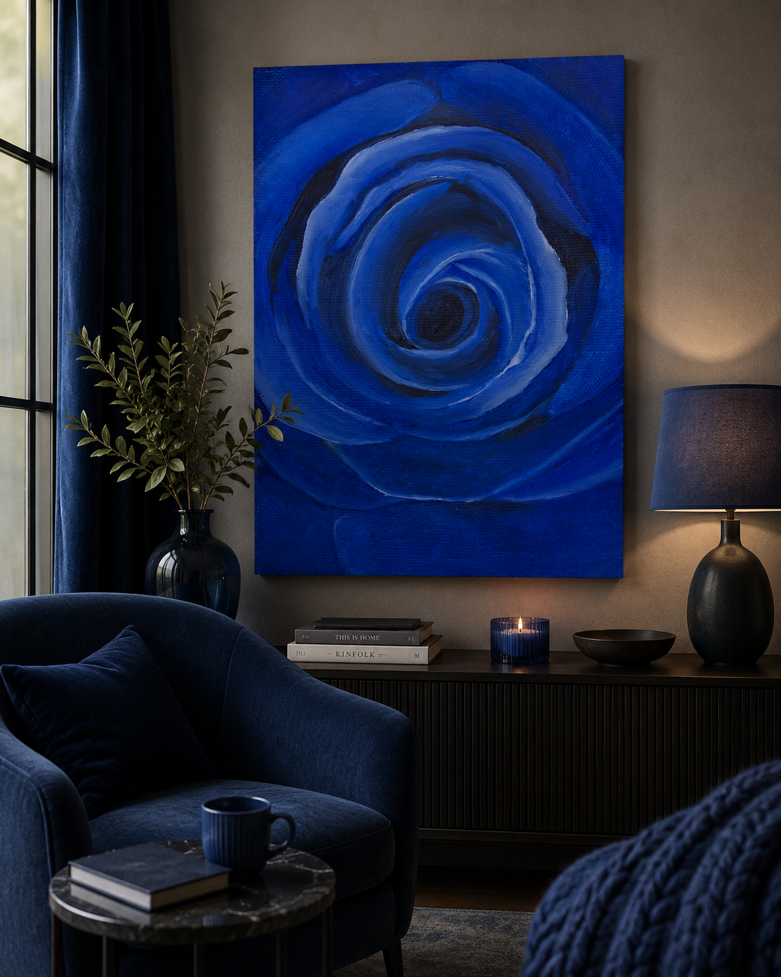 The Blue Enchantress - Poster Print