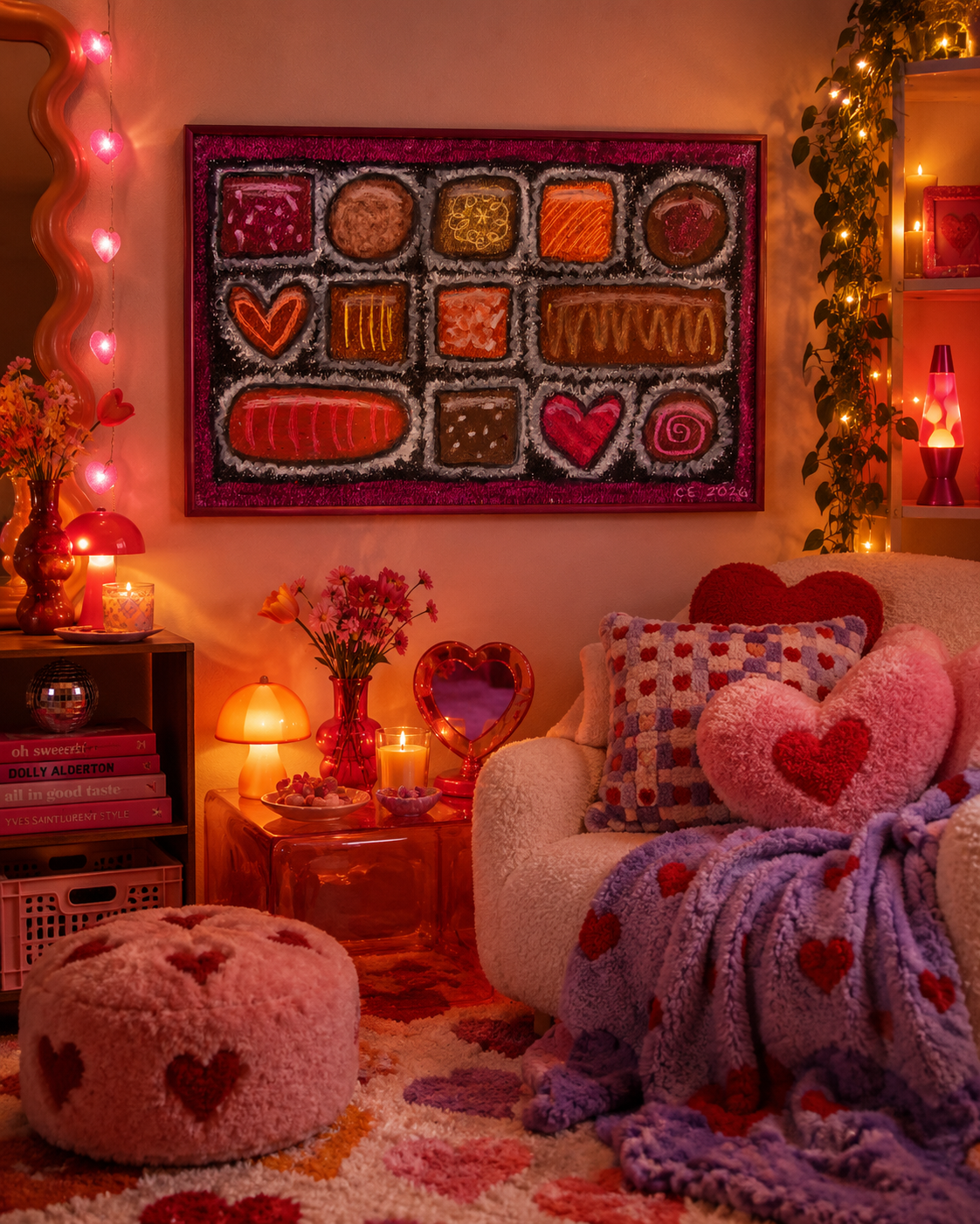 The Sweetest Box of Chocolates  - Poster Print