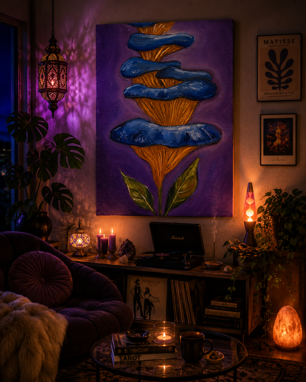 The Indigo Spore - Poster Print