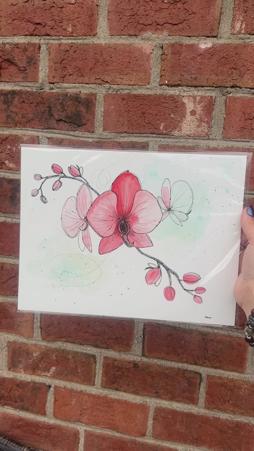 Radiant Blooms Original - Red
